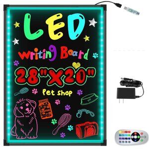 Led light board 28x20 in‎